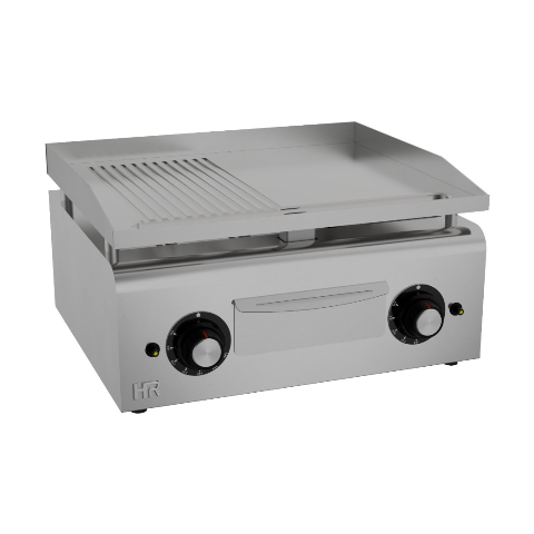 HR Fainca PLC600CRRN plancha profesional Cromo ranurado 15 mm 600 mm