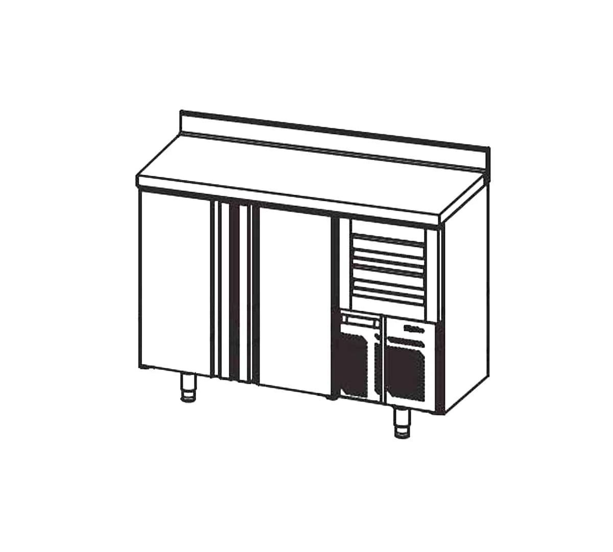 Infrico Mesa Refrigerada Frente Mostrador FMPP CR – 01