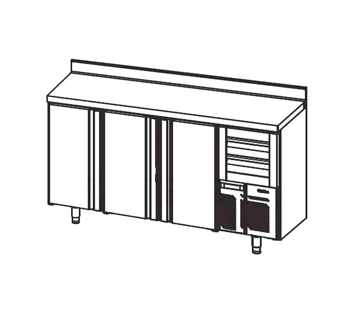 Infrico Mesa Refrigerada Frente Mostrador FMPP CR – 01