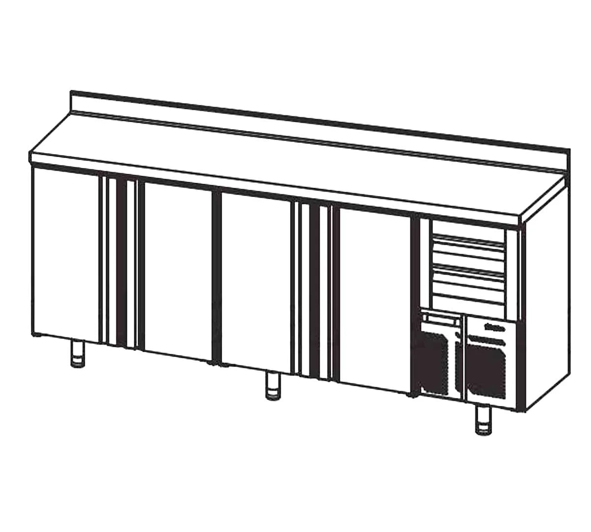Infrico Mesa Refrigerada Frente Mostrador FMPP CR – 01
