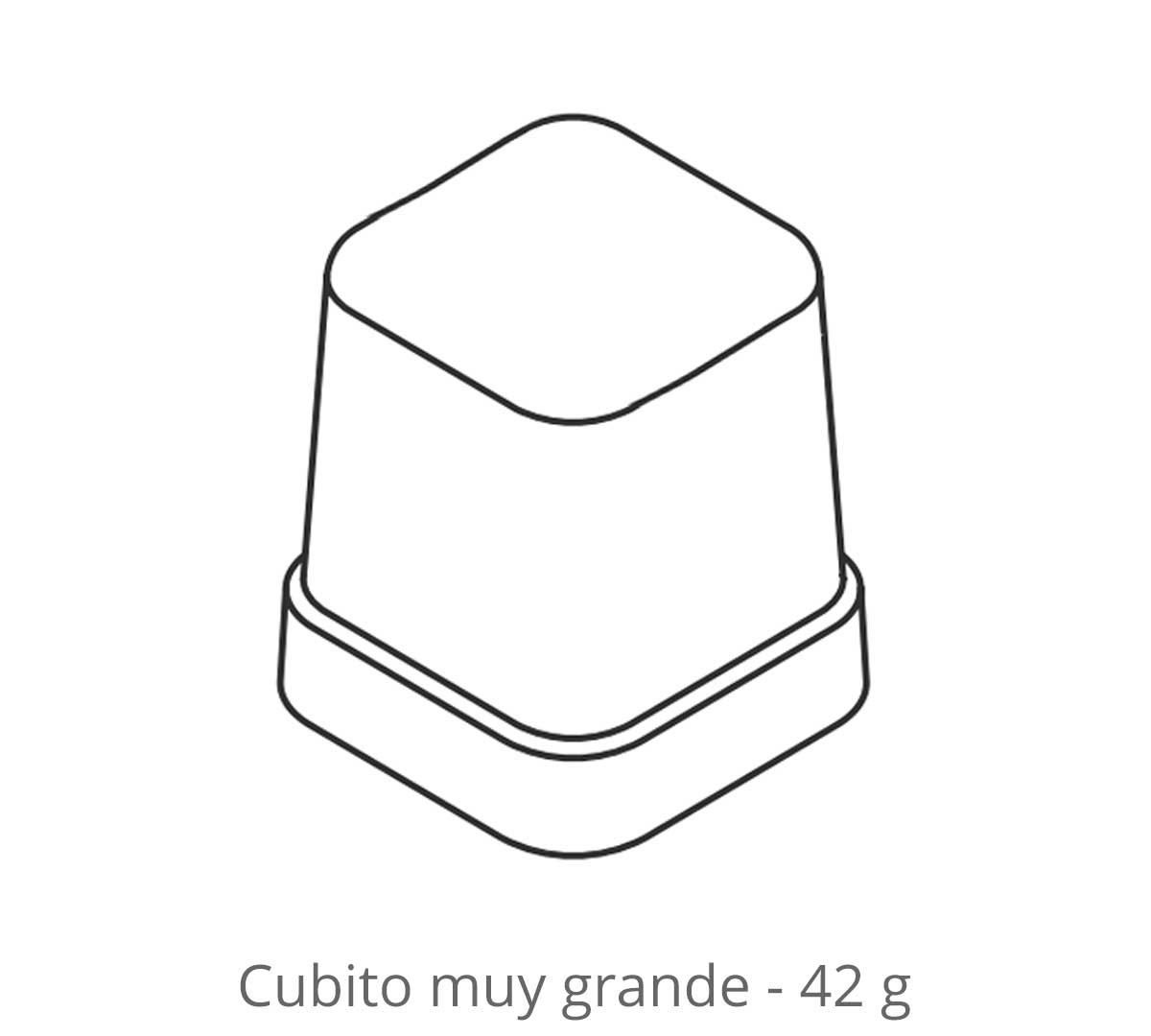 Infrico - Máquina Hielo FHC Aire | Cubito Muy Grande 42 g