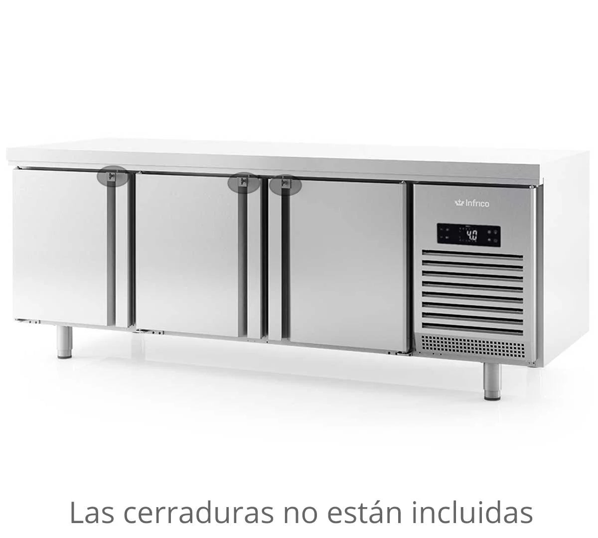 Infrico Mesa Refrigerada Pastelería Puertas Pasantes MR – 02