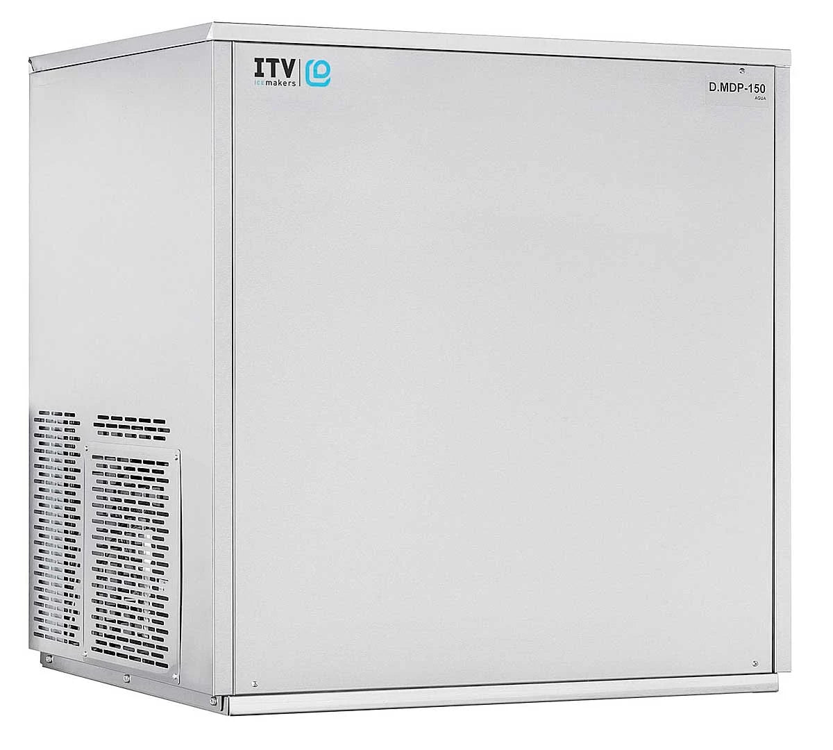 ITV máquina de hielo Delta Max Modular MDP150 para hostelería. Vista general.