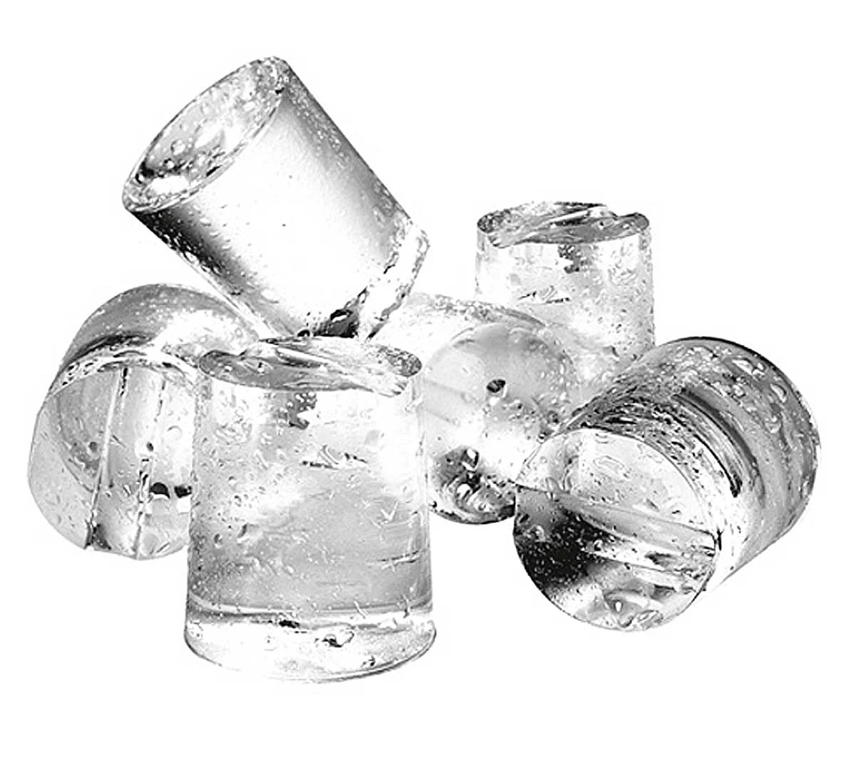 ITV máquina de hielo Super Star Plus MR400 Remota para hostelería. Detalle del tipo de hielo.