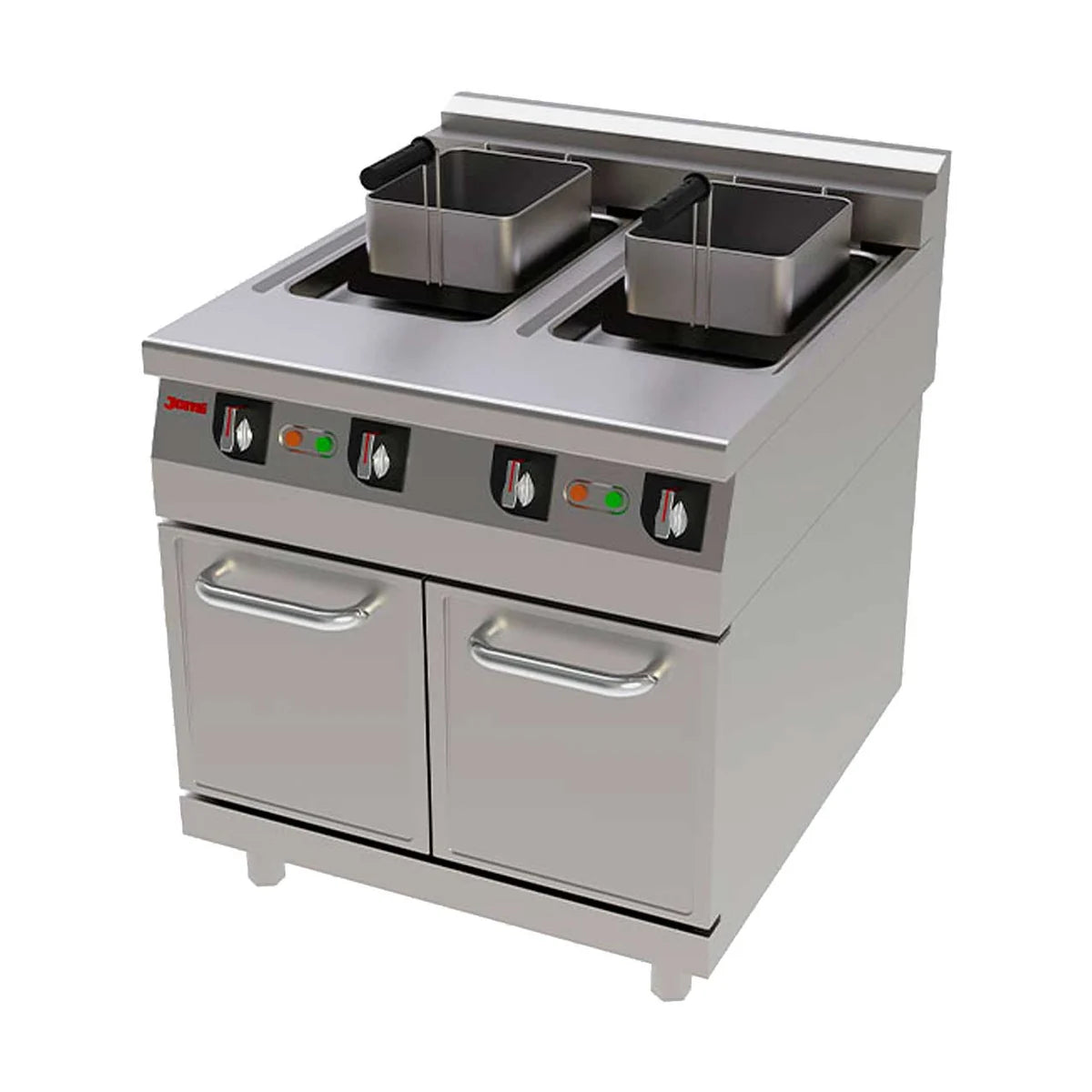 Jemi Serie 900 EV Freidora Eléctrica FRE9 Doble FRE915 - 2 Cubas 15 litros