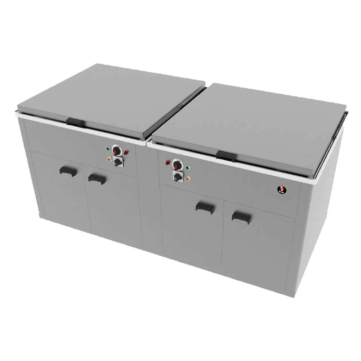 Jemi Freidora Serie J Gigante Doble J 100/2 CH - Potencia 40 + 40 kW