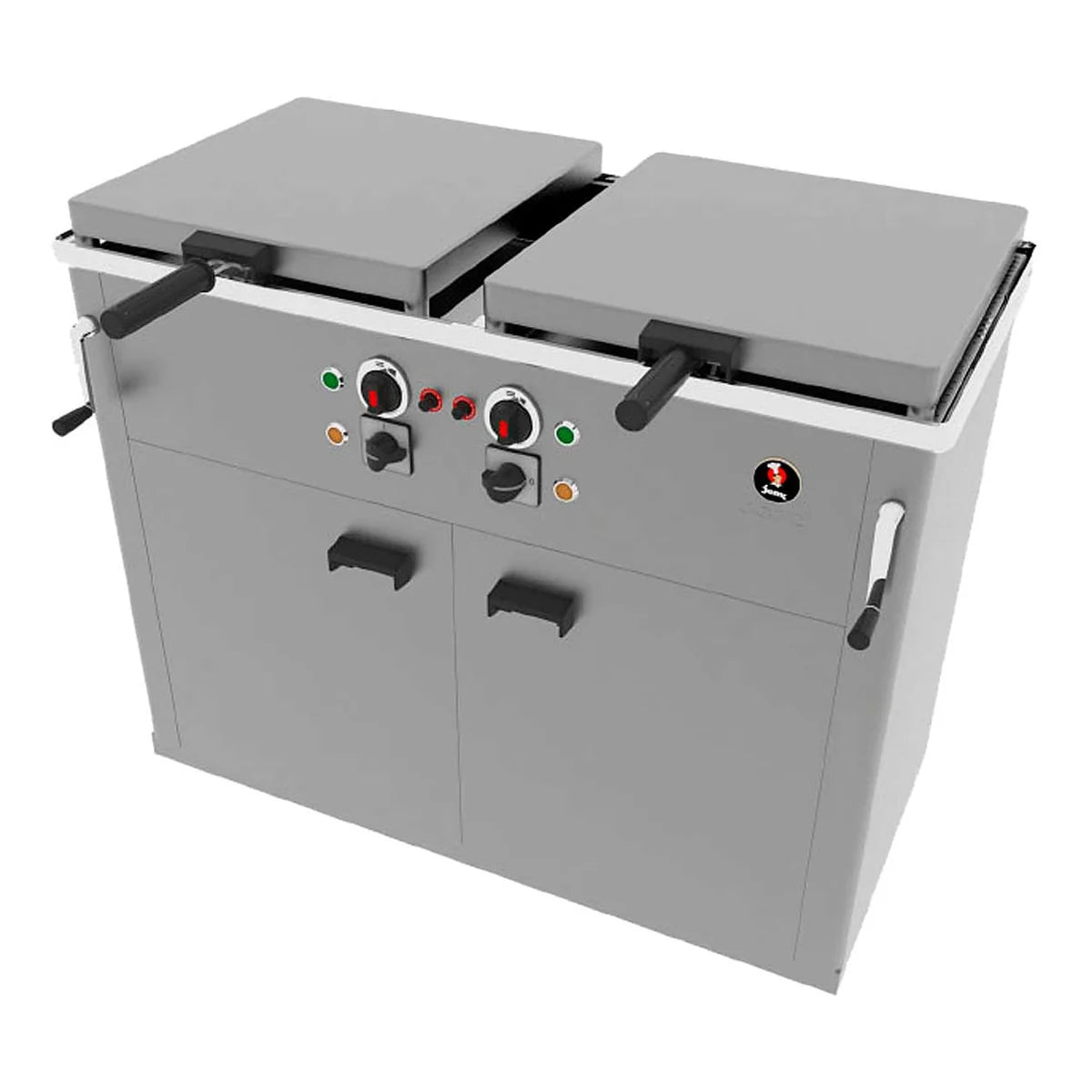 Jemi Freidora Serie J con Mueble Doble J 15/2 - Potencia 5 + 5 kW
