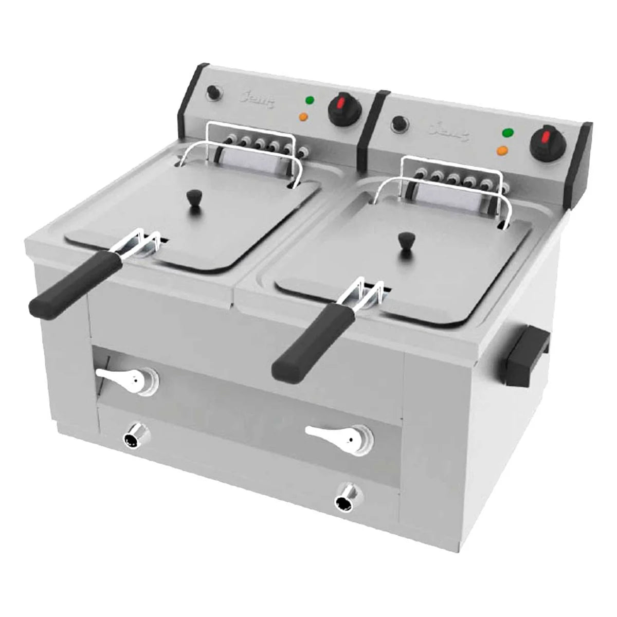 Jemi Freidora J-7/2- Potencia 3,5 + 3,5 kW