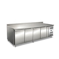 Bajomostrador refrigerado KBJ23-70 en acero inoxidable con 4 puertas fondo 700