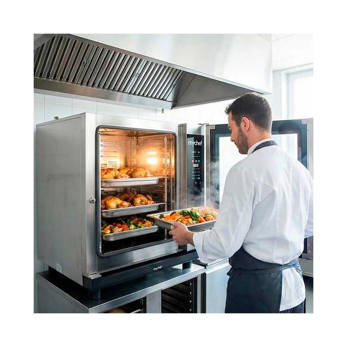 Mychef Horno mixto Cook Master 10 bandejas GN 1/1 gas - imagen 5