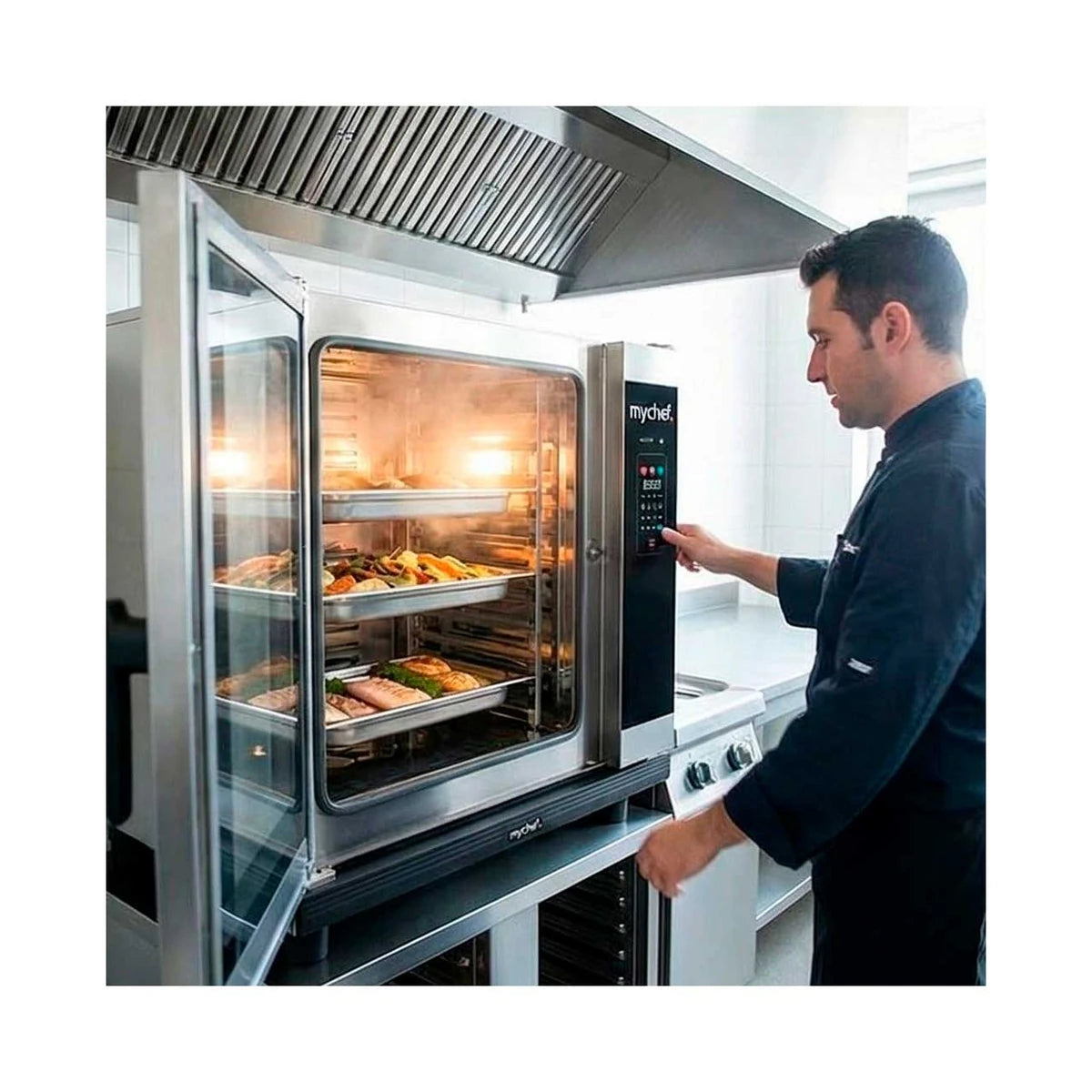 Mychef Horno mixto Cook Master 10 bandejas GN 1/1 gas - imagen 6