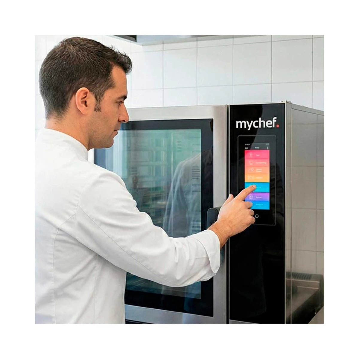 Mychef Horno mixto iCook 10 bandejas GN 1/1 gas - imagen 3