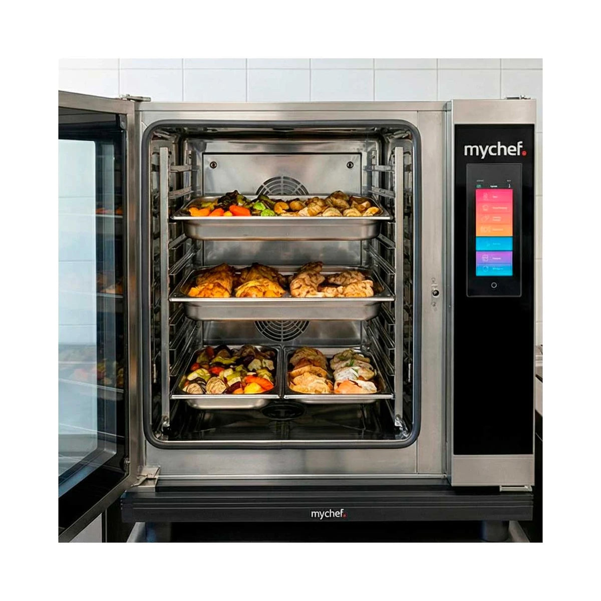 Mychef Horno mixto iCook 10 bandejas GN 1/1 gas - imagen 4