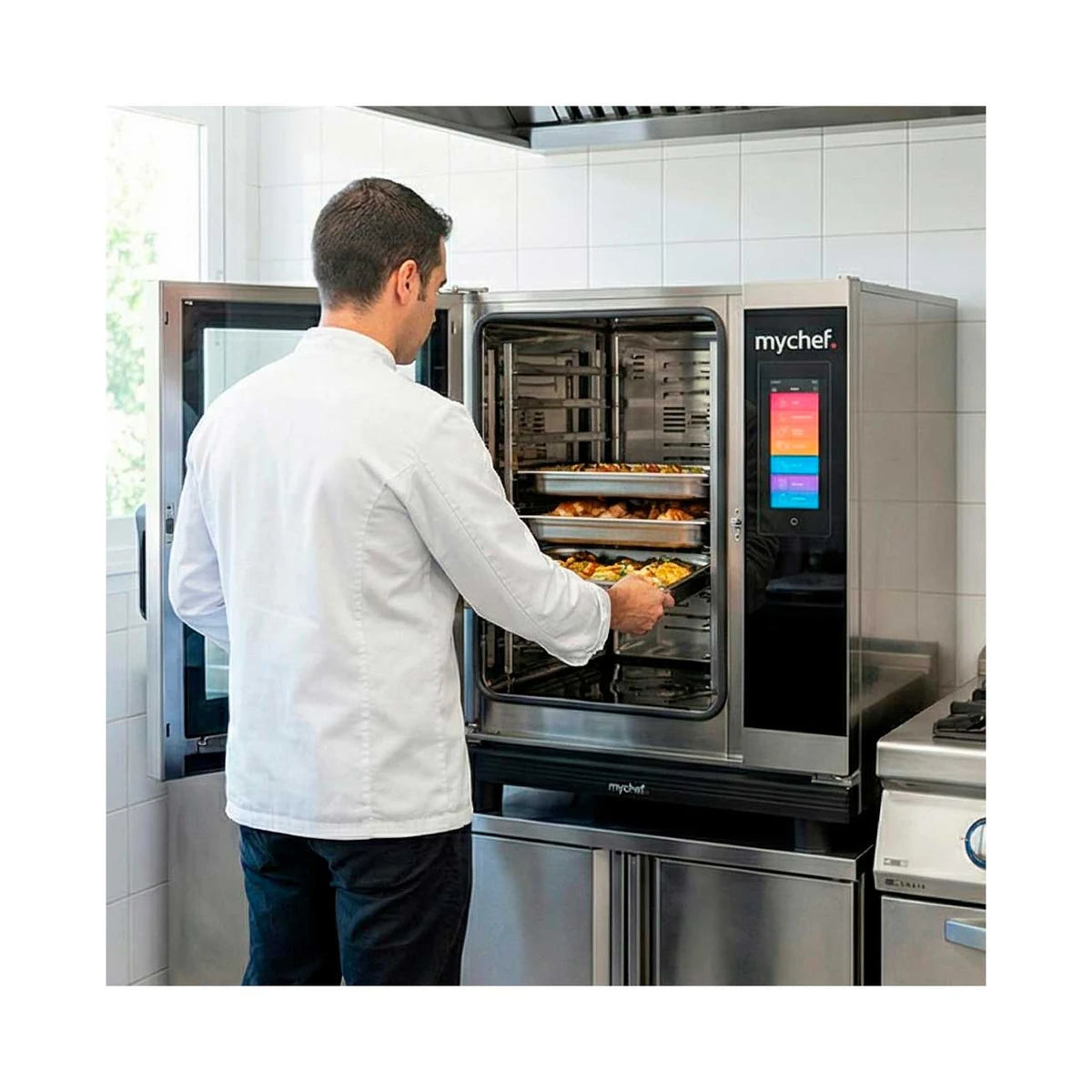 Mychef Horno mixto iCook 10 bandejas GN 1/1 gas - imagen 5