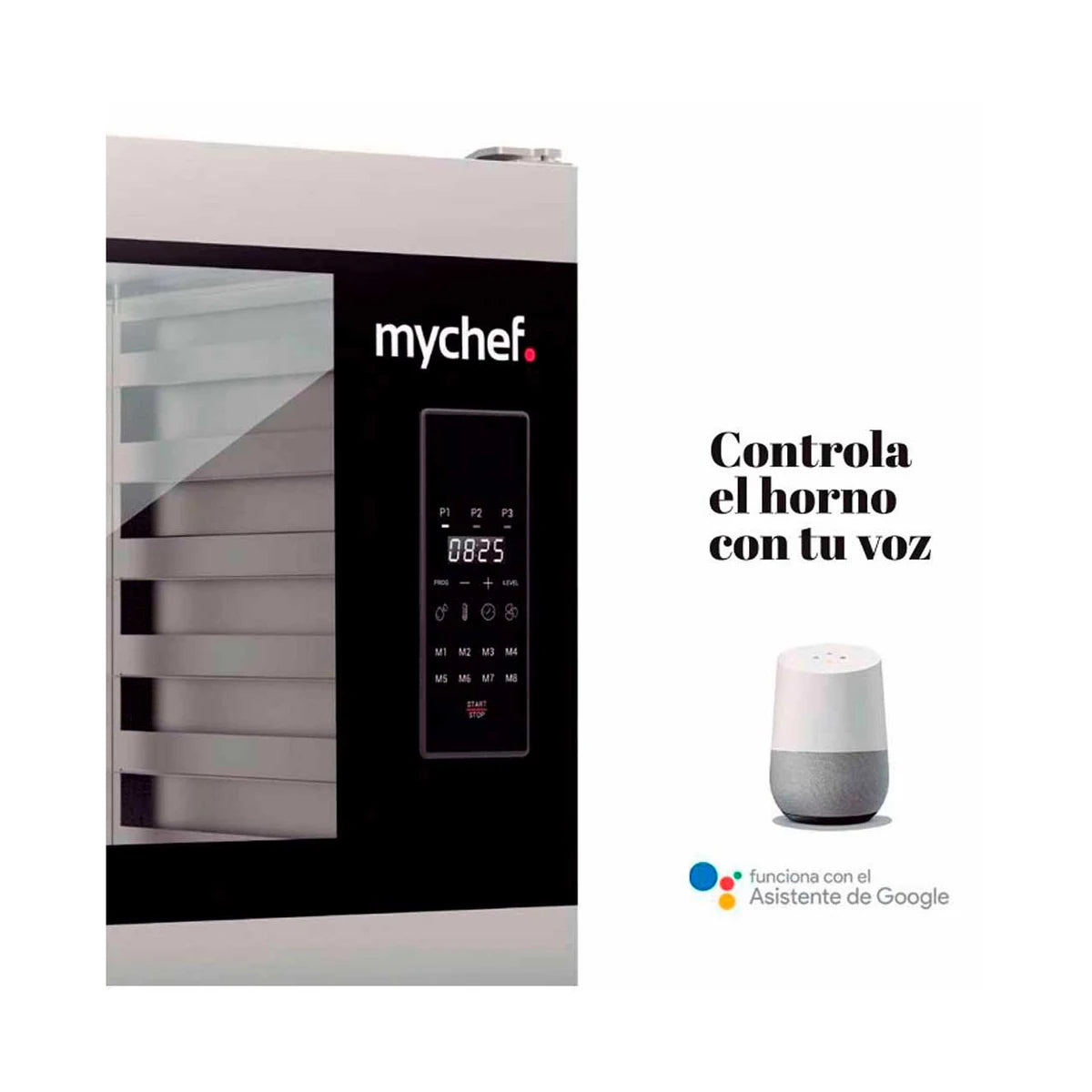 Mychef Horno panadero Bakershop Air-S 3 bandejas 600x400 mm eléctrico - imagen 3