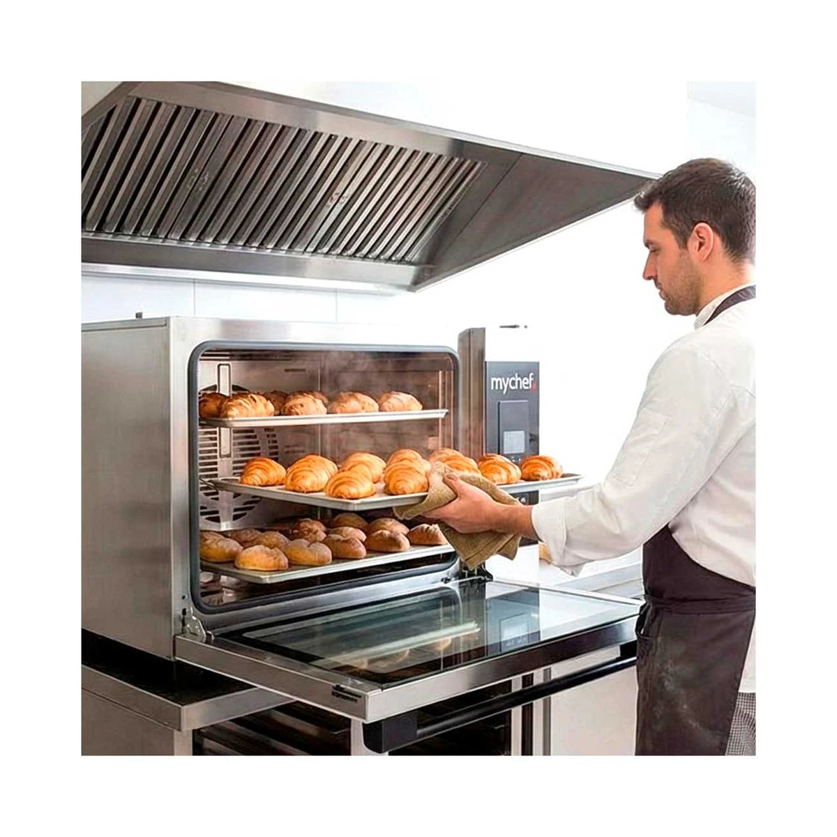 Mychef Horno panadero Bakershop Air-S 4 bandejas 600x400 mm eléctrico - imagen 5