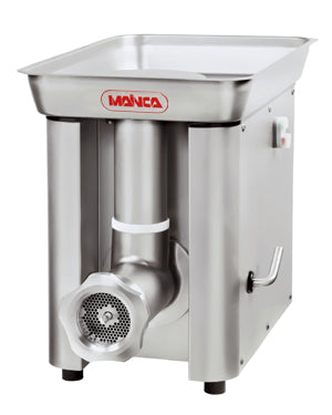 Picadora de carne industrial Mainca PC-98 PC-32 en acero inoxidable para carnicería y obrador