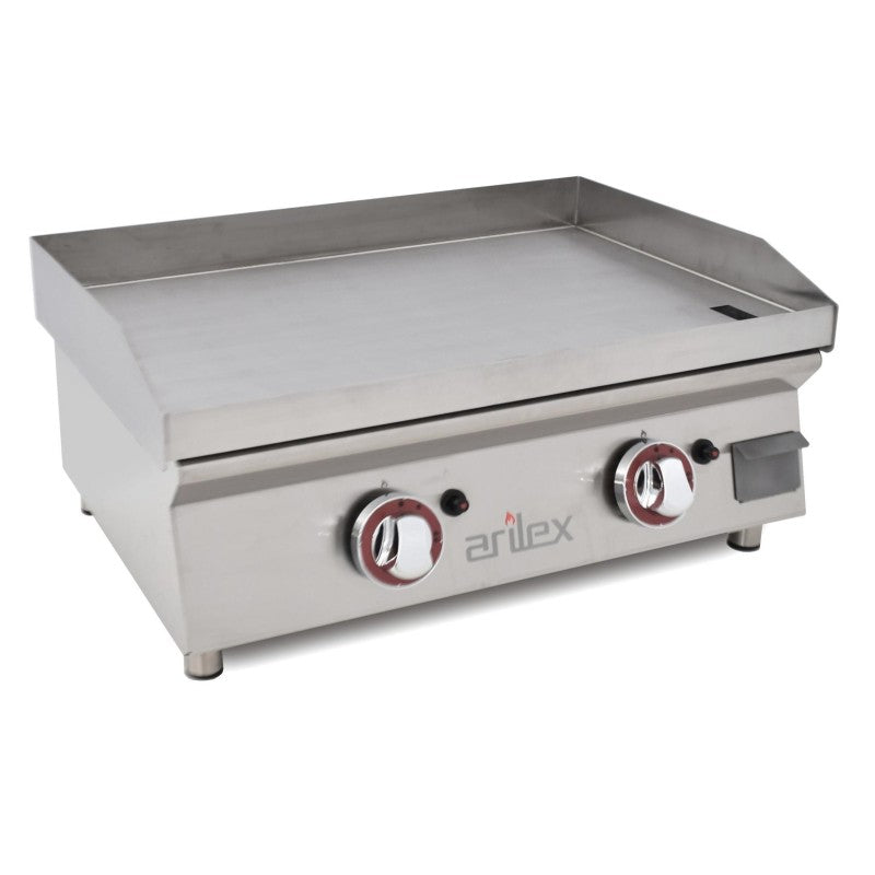 Arilex Plancha Gas 60 cm Acero Rectificado De 15 Mm 60PGRN
