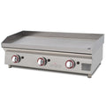 Arilex Plancha Gas 80 cm Acero Rectificado De 15 Mm 80PGRN