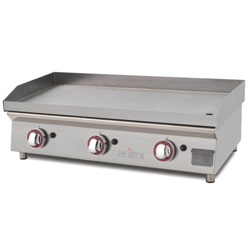 Arilex Plancha Gas 80 cm Acero Rectificado De 15 Mm 80PGRN