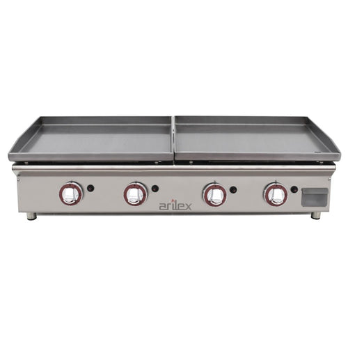 Arilex Plancha a Gas DUO 60+60 cm Acero Laminado 6 mm 6060PGLLN