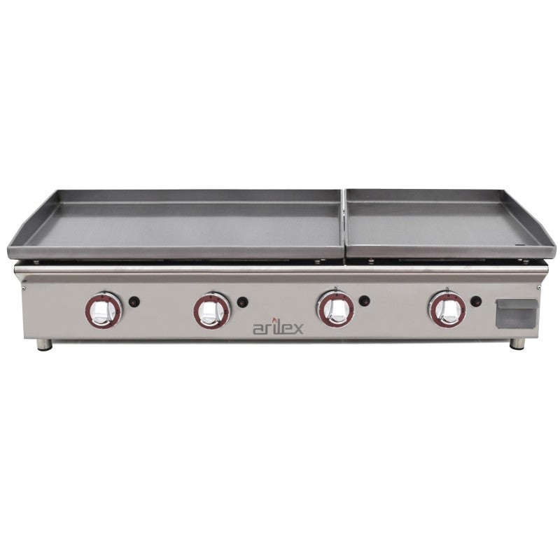 Arilex Plancha a Gas DUO 80+40 cm Acero Laminado 6 mm 8040PGLLN