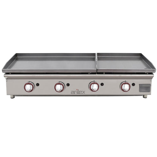 Arilex Plancha a Gas DUO 80+40 cm Acero Laminado 6 mm 8040PGLLN
