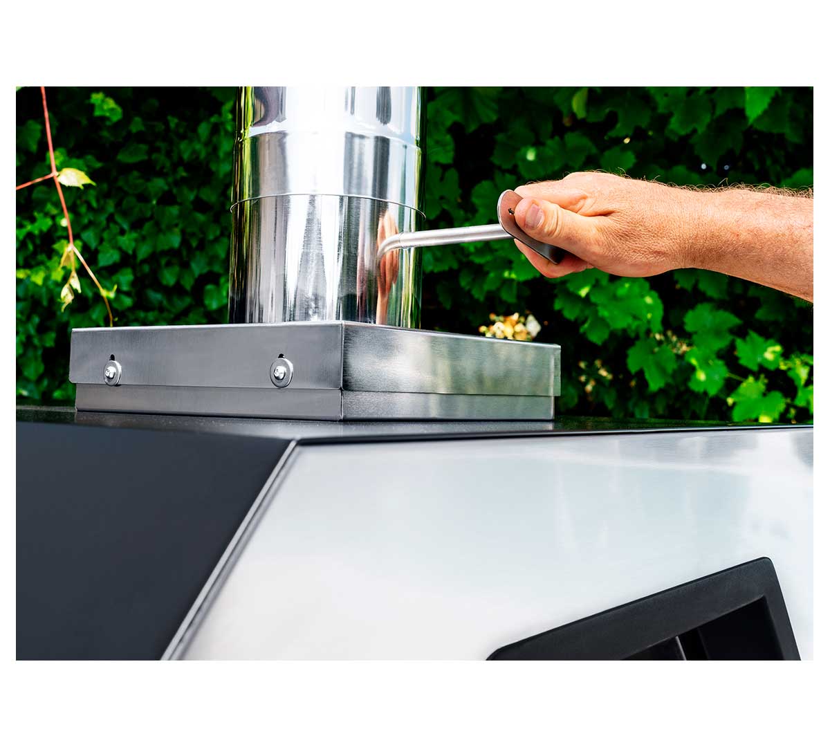 Prismafood - Horno Pizza Titan Wood 4 o 6 Pizzas Ø 35 cm