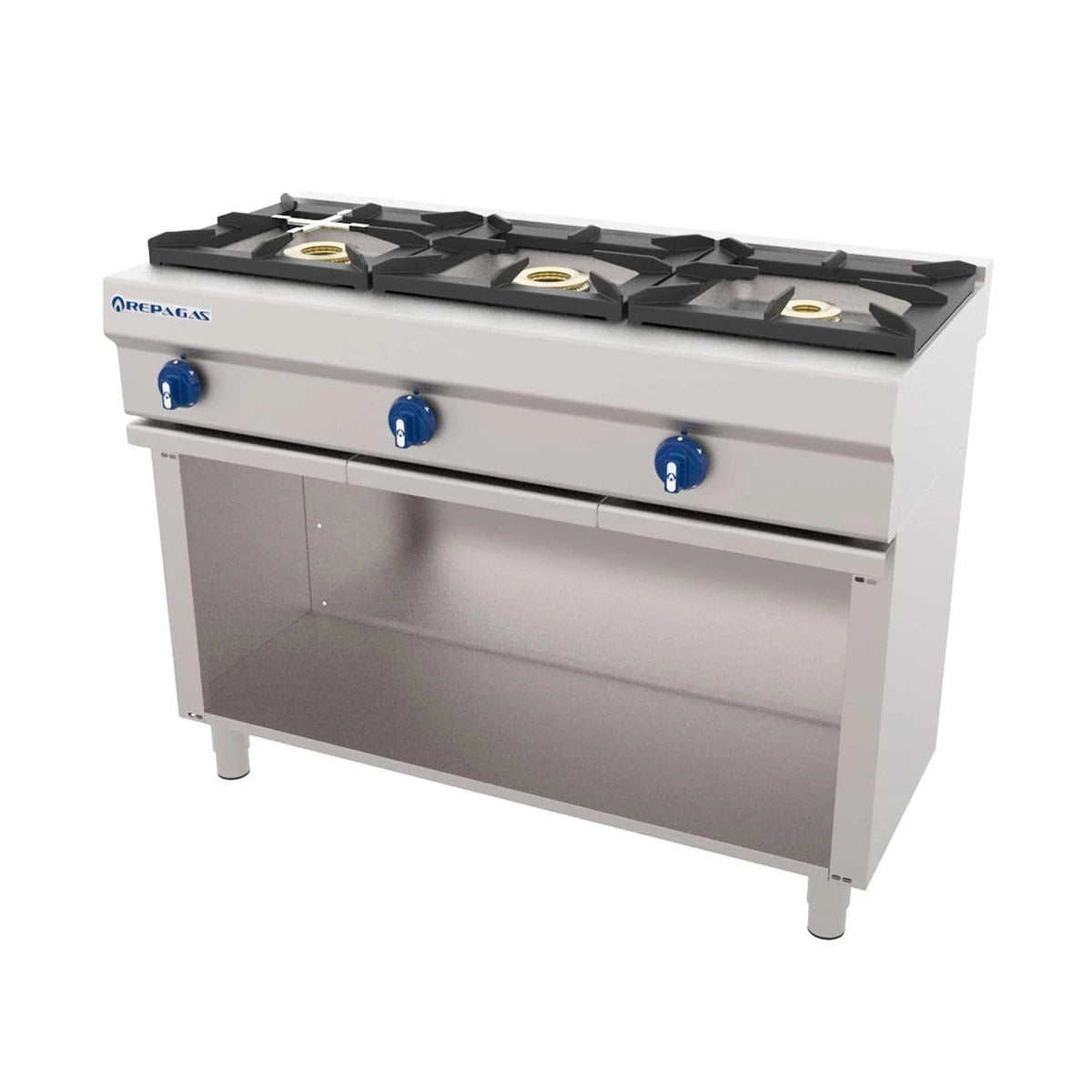Repagas Cocina a Gas 3 fuegos con Soporte Serie 550 Smart Line CG-530 - vista 1