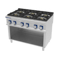 Repagas Cocina a Gas 6 fuegos con soporte abierto Serie 750 Power Line CG-760 - vista 1