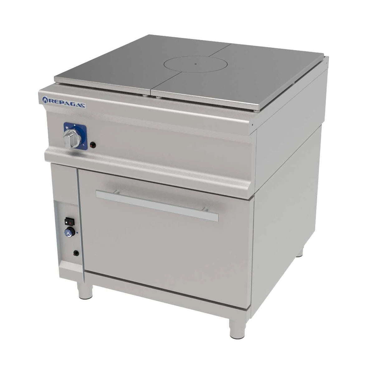 Repagas Cocina a gas con placa francesa y horno CG-711/R Serie 750 Professional Line - vista 1