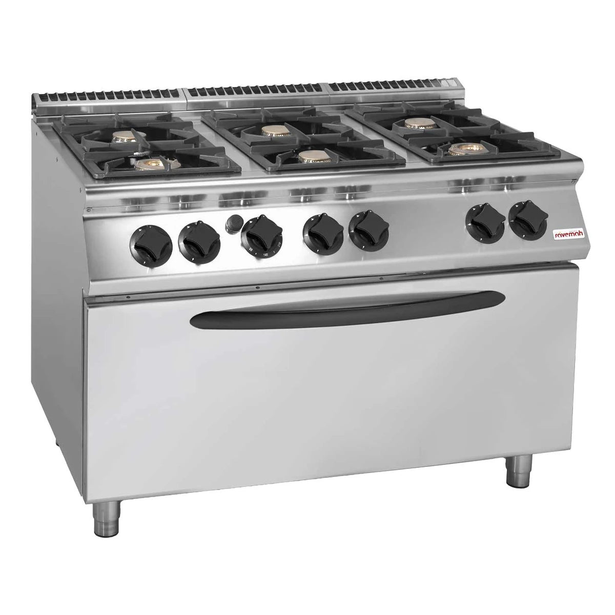 Savemah Cocina a gas 6 fuegos con horno maxi SV 712 CFGGBI Serie 700 - vista 1