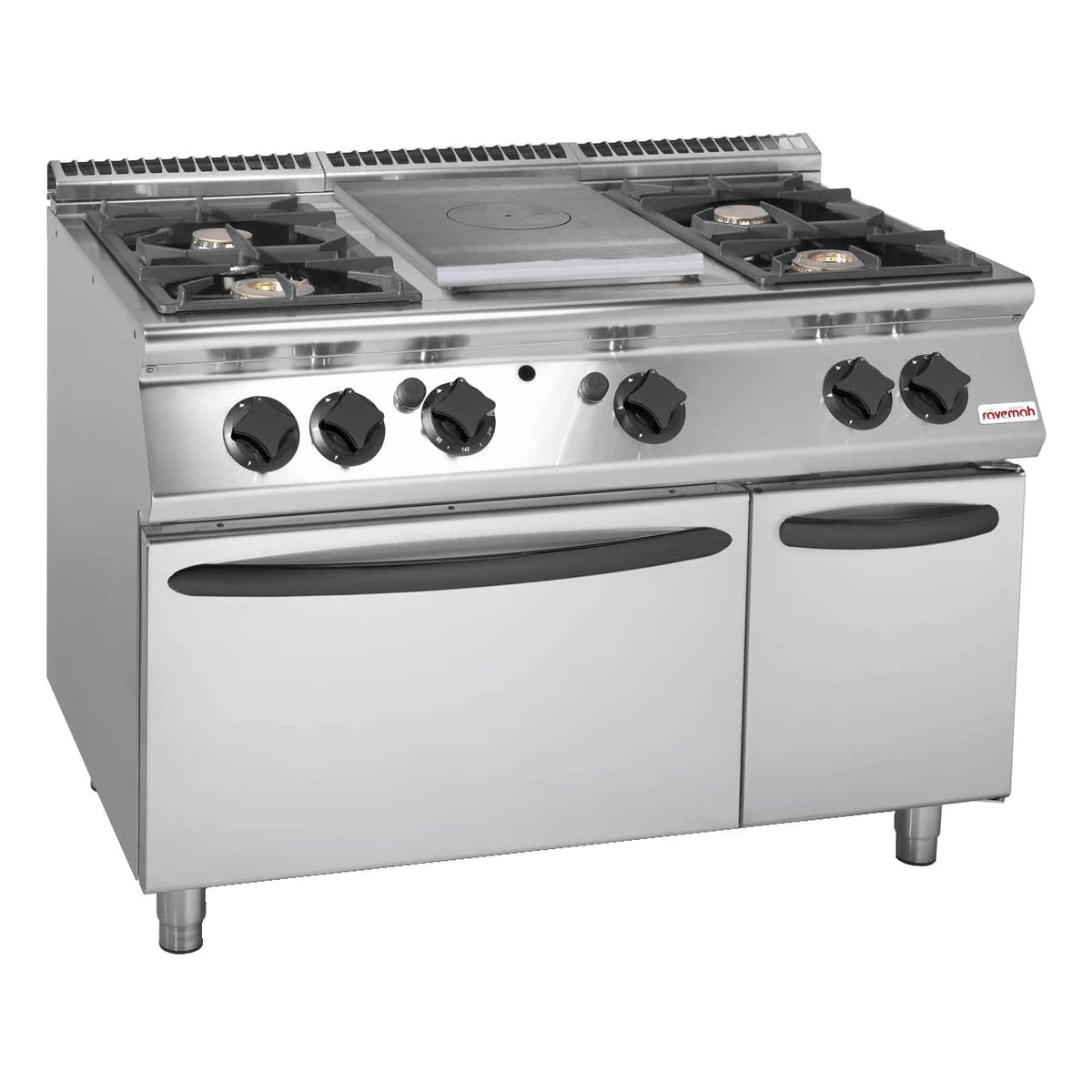 Savemah Cocina a gas con placa radiante y horno SV 712 TPP Serie 700 - vista 1