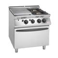 Savemah Cocina a gas con placa radiante y horno SV 98 TPPCFGB Serie 900 - vista 1