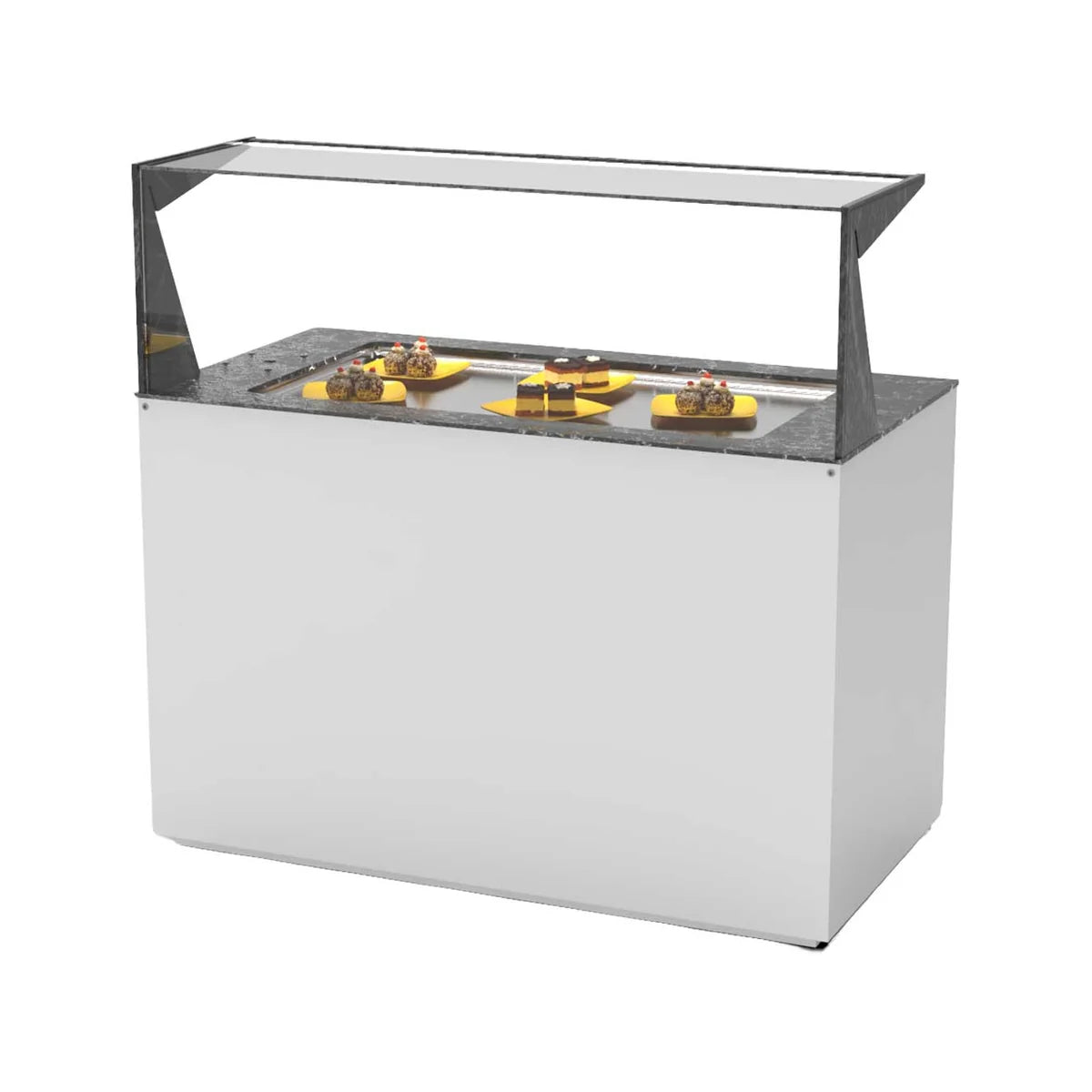 Sayl Módulo Self-Service Placa Fría BUF15E-T - vista del expositor para buffet