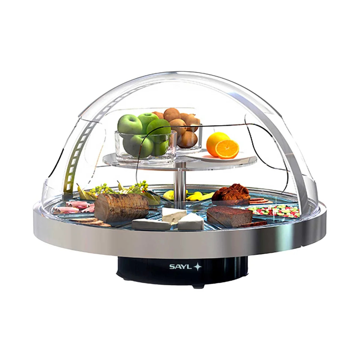 Sayl Sobremesa BUF360 BUF360 - vista del expositor para buffet