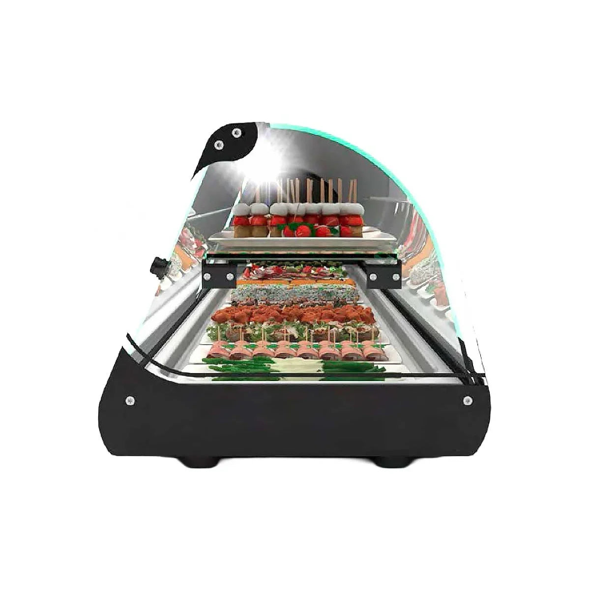 Sayl CLASSIC 2P V – Vitrina de tapas refrigerada — Cuba plana. Otra vista o configuración de la gama.