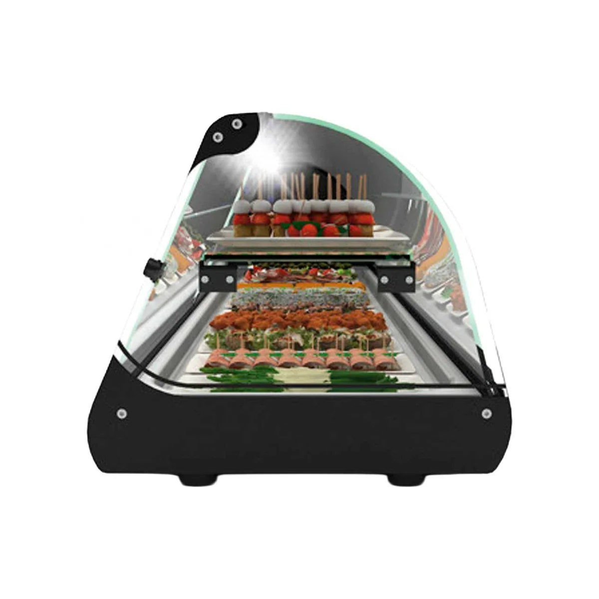 Sayl CLASSIC 2P V – Vitrina de tapas refrigerada — Bandejas GN. Otra vista o configuración de la gama.