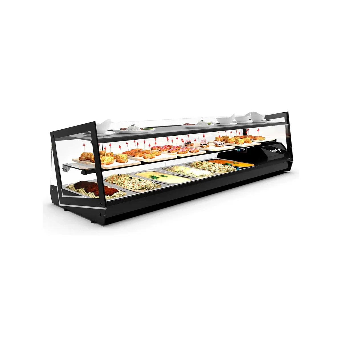 Sayl KUBE VCKB – Vitrina de tapas refrigerada compacta — Bandejas GN. Otra vista o configuración de la gama.