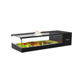 Sayl LOGIC 1P VTLG – Vitrina de tapas refrigerada compacta — Bandejas GN. Vista representativa de la gama.