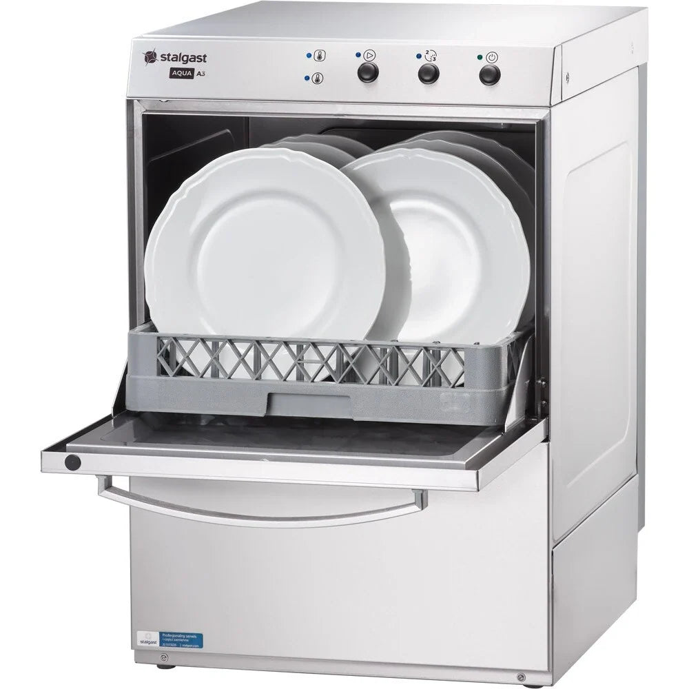Stalgast lavavajillas 801549 AQUA A3 con dosificador y bombas de desagüe y aclarado — lavavajillas manual interior platos