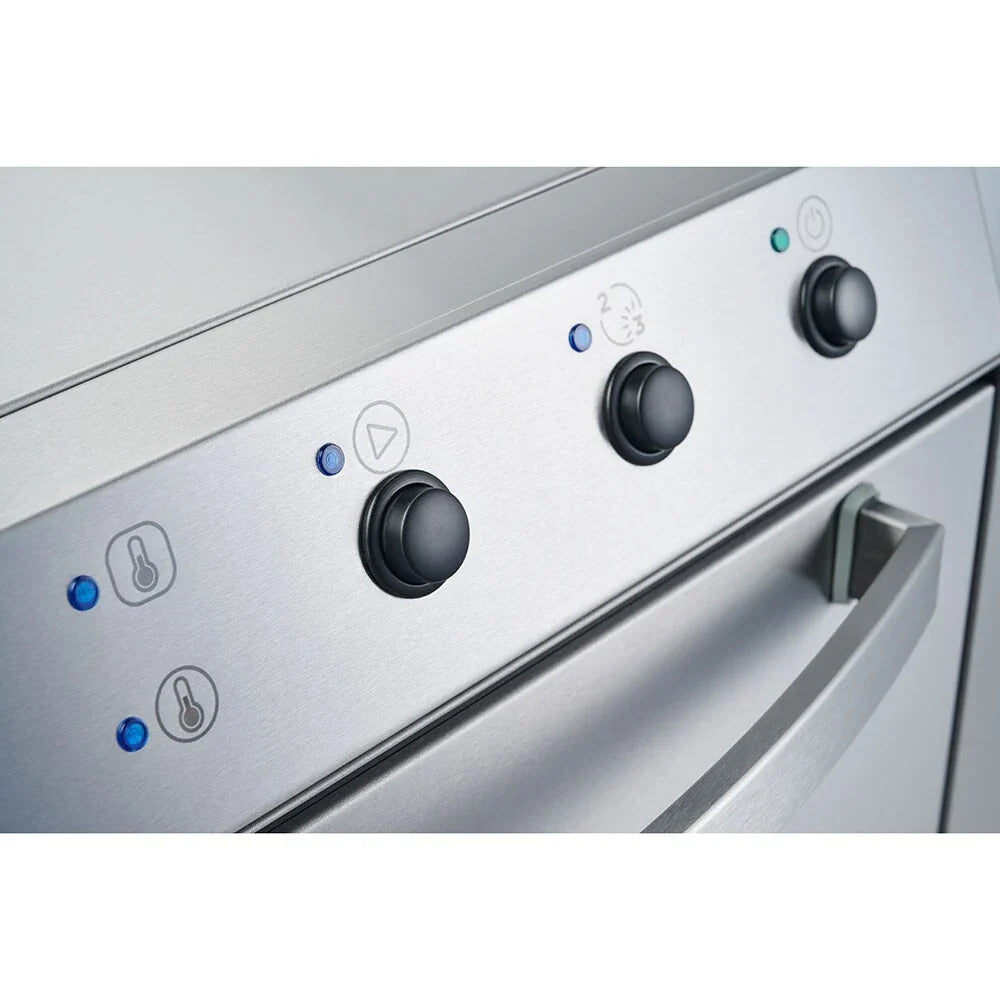 Stalgast lavavasos 801401 AQUA A3 400x400 mm con dosificador y bomba de desagüe — panel manual