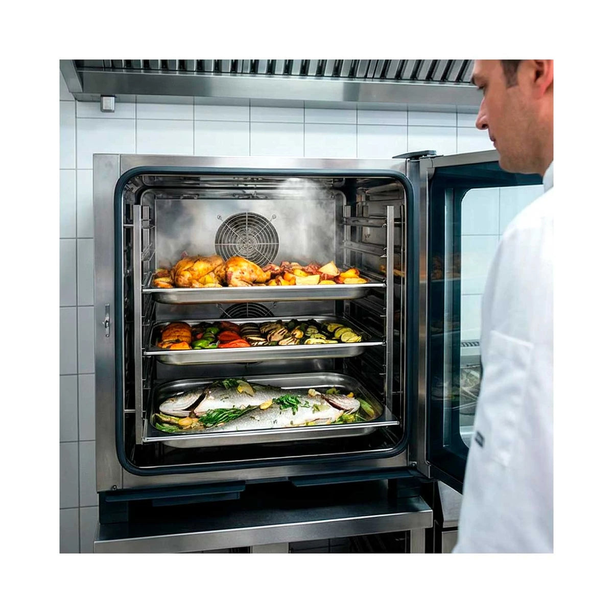 UNOX Horno mixto CHEFTOP MIND.Maps PLUS XEVC-0711-GPRM 7 bandejas GN 1/1 gas - imagen 6