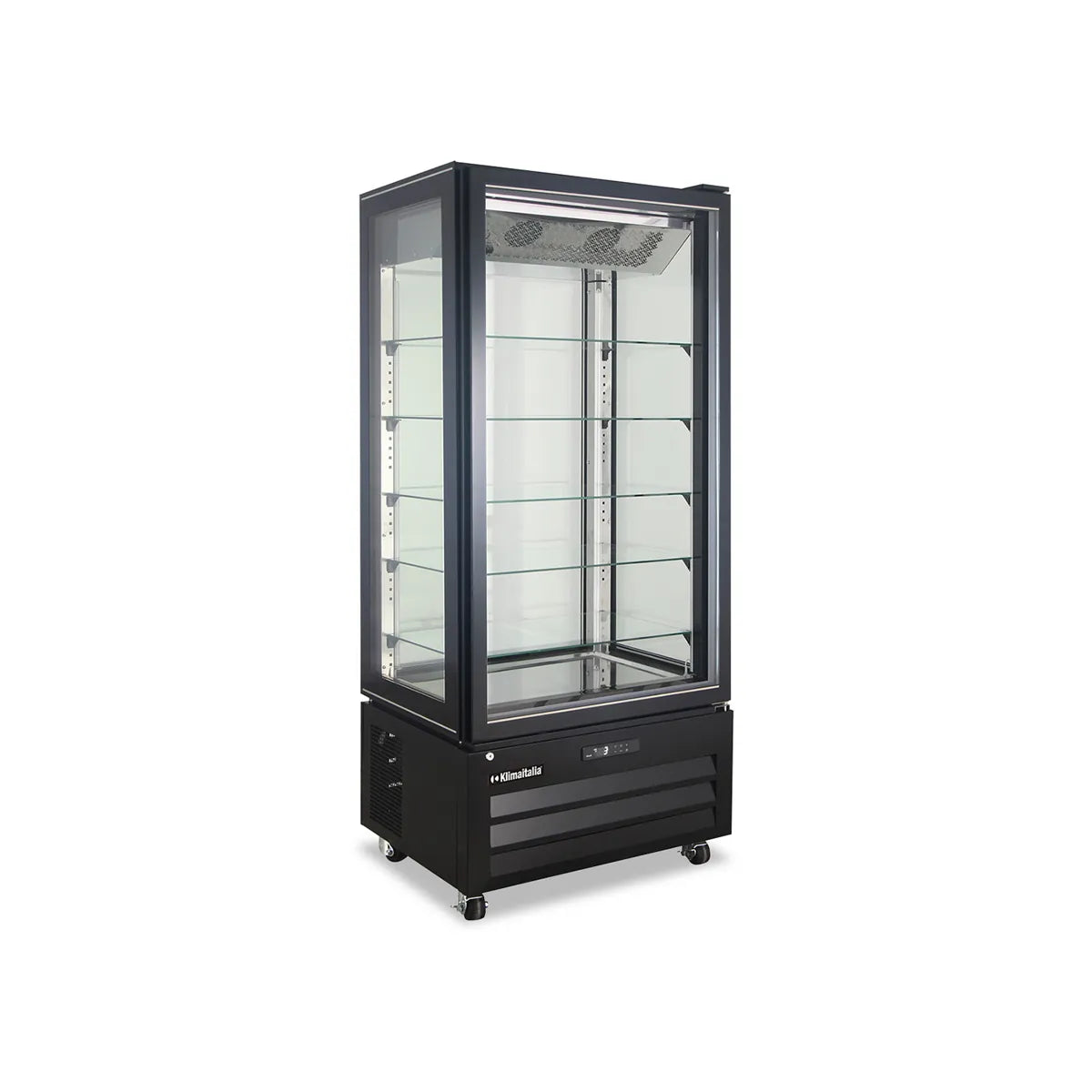HOREKUS - Vitrina Congeladora 4 Caras KVIC85-N de Gran Capacidad (-21°C a -18°C)