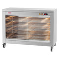 vitrina caliente para pollos asados