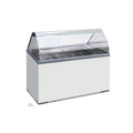 Vitrina congeladora para helados KICE7 con cristal curvo