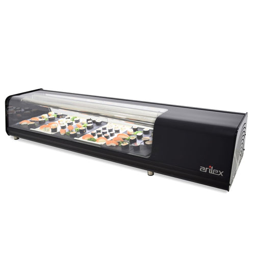 Arilex vitrina refrigerada VTL Vision para sushi con placa lisa vista frontal